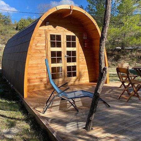 Camping Les Hauts De Rosans Exterior foto